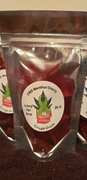 Cherry CBD Cough Drops
