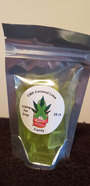 Coconut Lime Hard Candy