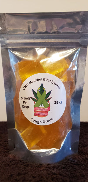 Menthol Eucalyptus CBD Cough Drops